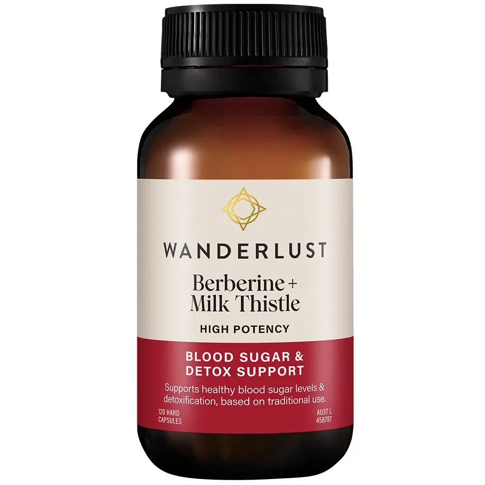 Wanderlust Berberine + Milk Thistle 120caps