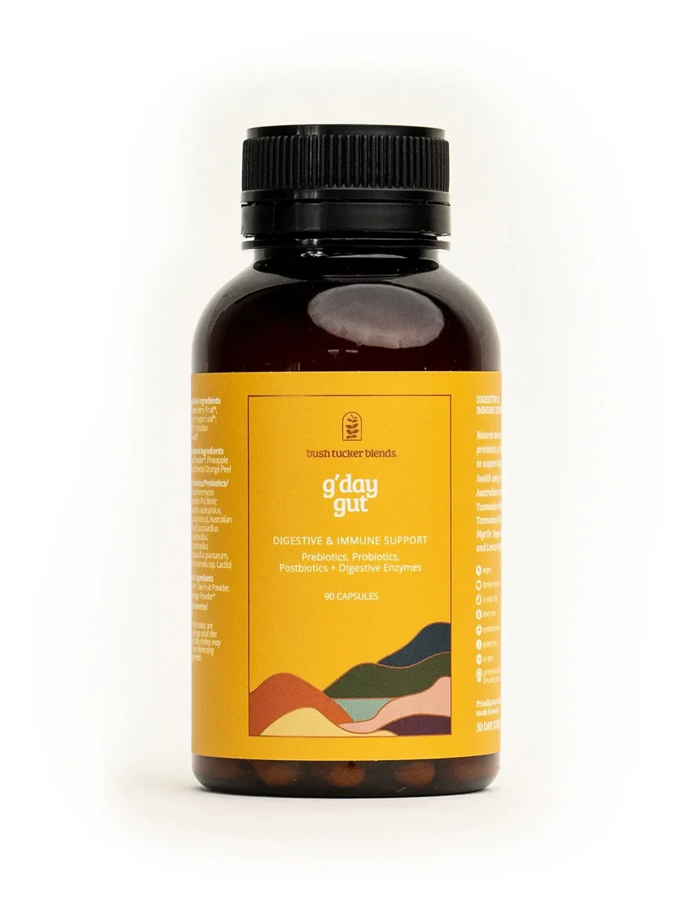 Bush Tucker Blends Gday Gut CAPSULES - 90caps