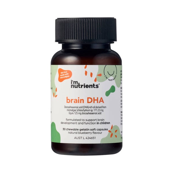 I'm Nutrients - Brain DHA Chewable (Blueberry)