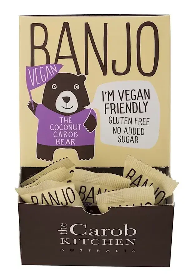 The Carob Kitchen Banjo The Vegan Coconut Carob Bear