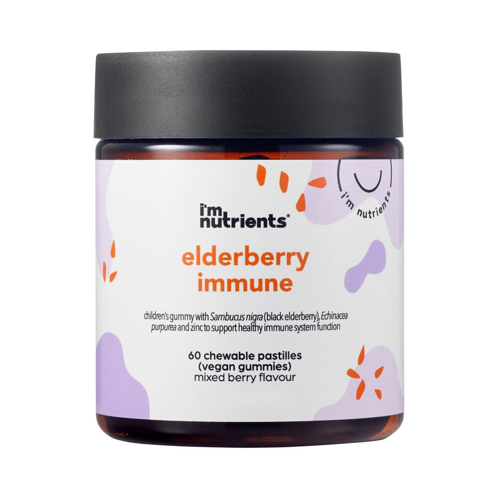 I'm Nutrients - Elderberry Immune Chewable (Mixed Berry) 60c