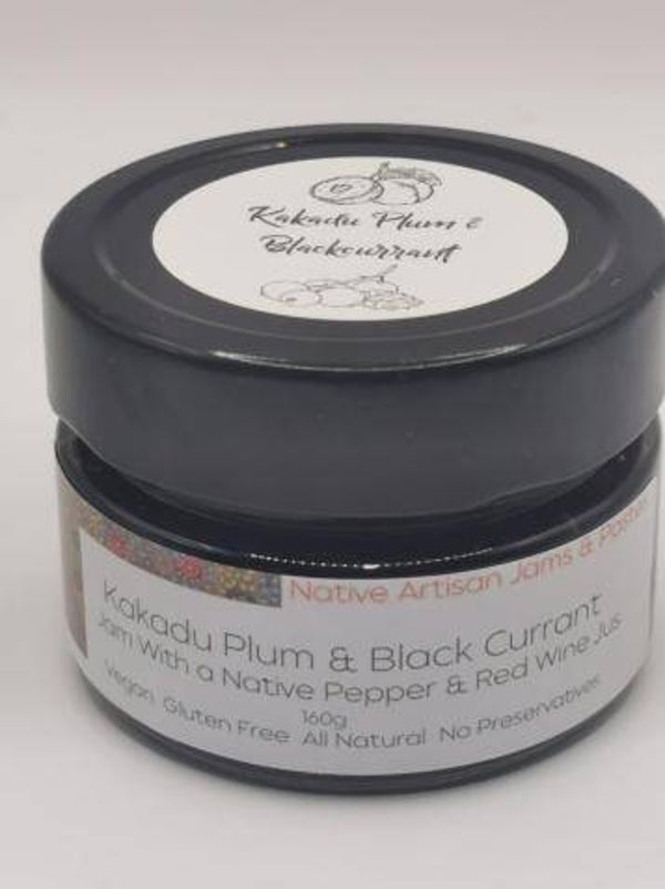 NATIVE ARTISAN JAMS & PASTES Kakadu Plum & Black Currant Jam 160g