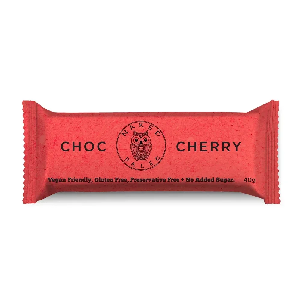 Naked Paleo Choc Cherry Paleo Bar 40g