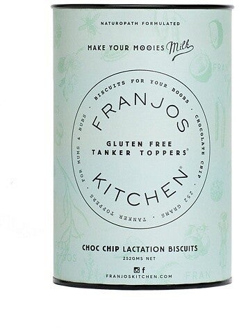 Franjo's Kitchen G/F Choc Chip Tanker Topper Lactation Biscuits 252g