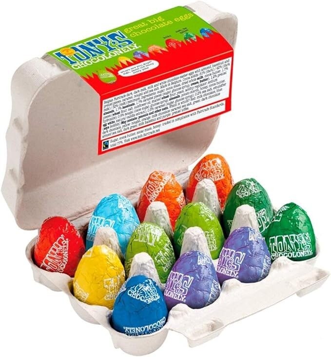 Tony's Chocolonely Chocolate Easter Eggs Assortment 150g
