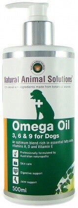 Natural Animal Solutions Omega 3 6 & 9 Omega Oil for Dogs