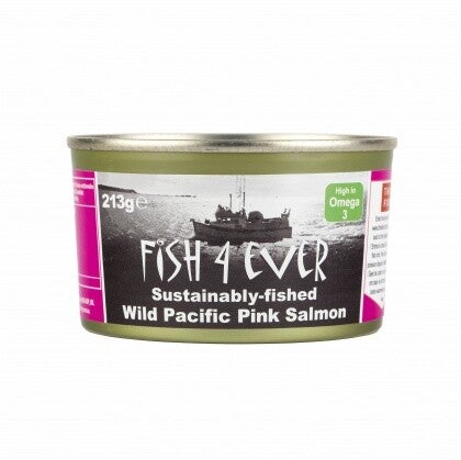 Fish 4 Ever Pink Salmon (Bones) 213g