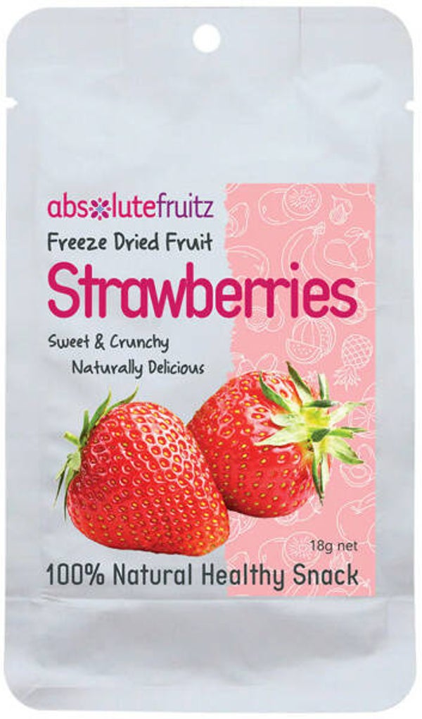 Absolutefruitz Freeze Dried Strawberry 3x18g