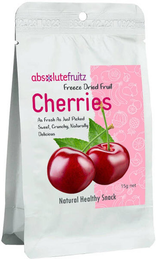 Absolutefruitz Freeze Dried Cherry Slice 3x15g