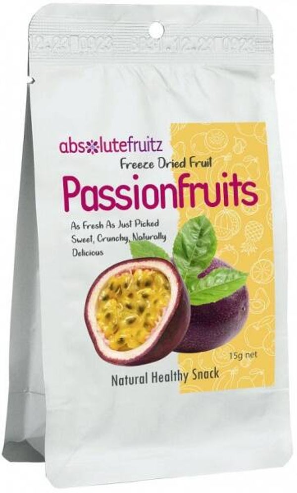 Absolutefruitz Freeze Dried Passionfruits 3x 15g
