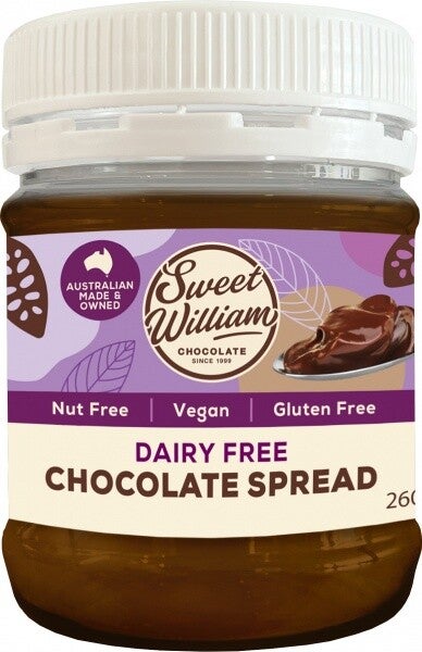 Sweet William Chocolate Spread D/F 260g