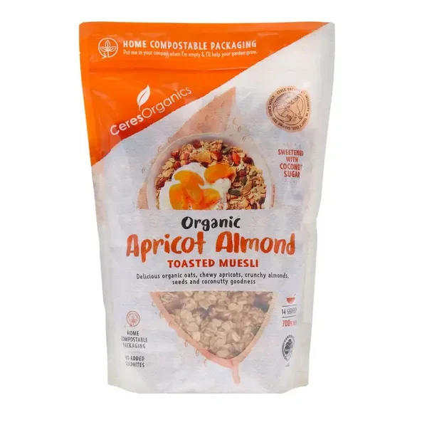 Ceres Organics Apricot & Almond Muesli 700g