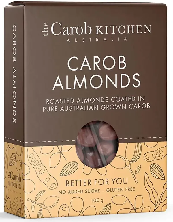 The Carob Kitchen Carob Coated Almonds