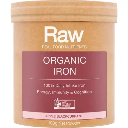 Amazonia Raw Organic Iron Apple Blackcurrant