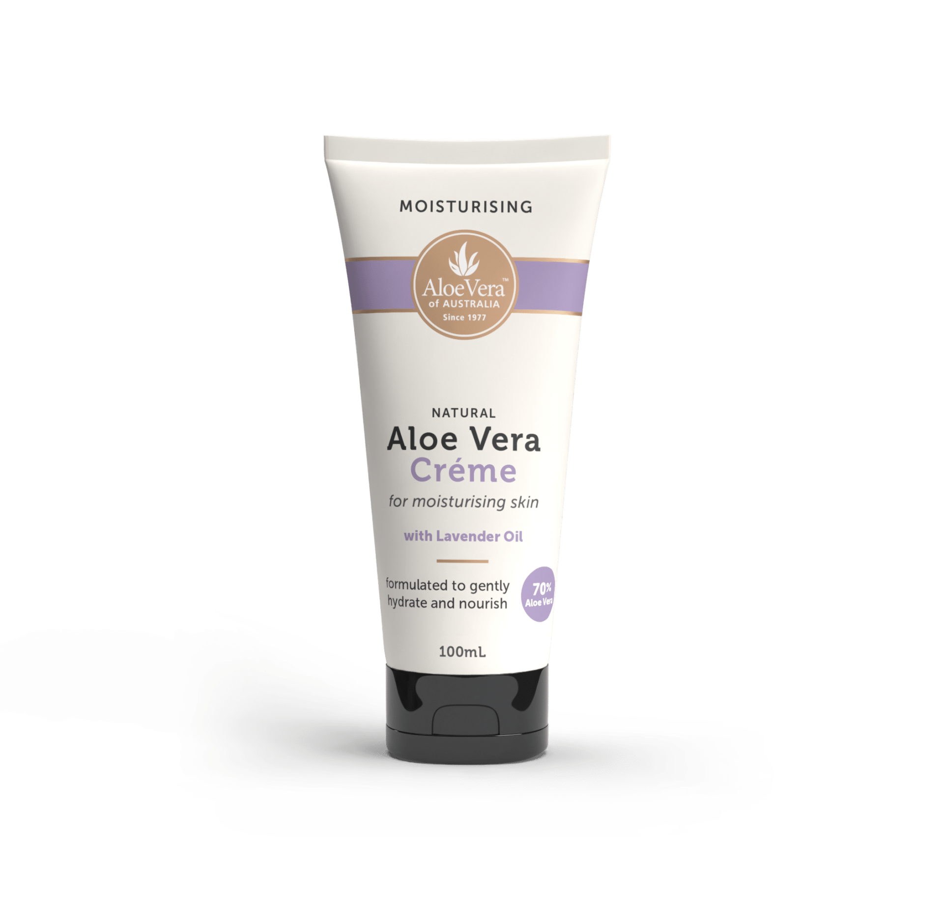 Aloe Vera Creme with Lavender Tube 70% 100ml