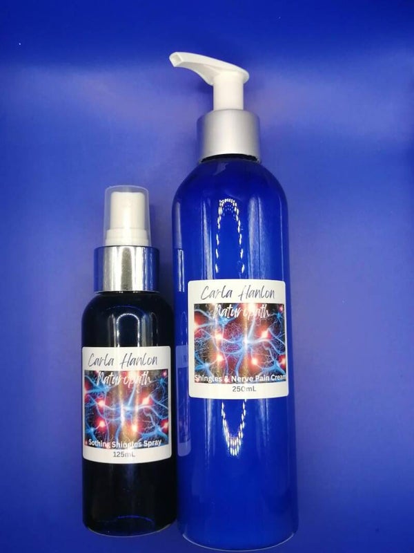 Naturopath Carla Hanlon Shingles DUO Relief Spray + Soothing Lotion