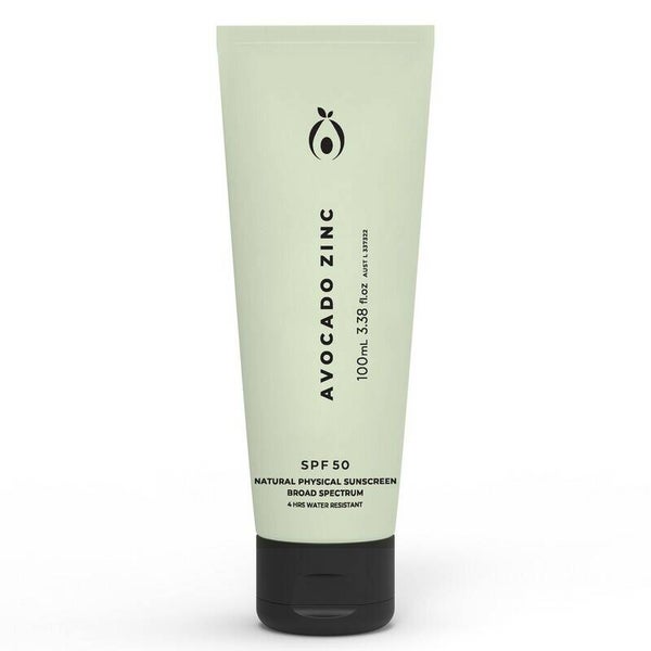 Avocado Zinc - SPF50 Natural Physical Sunscreen 100ml