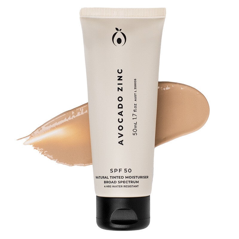 Avocado Zinc - SPF50 Natural Tinted Moisturiser 50ml