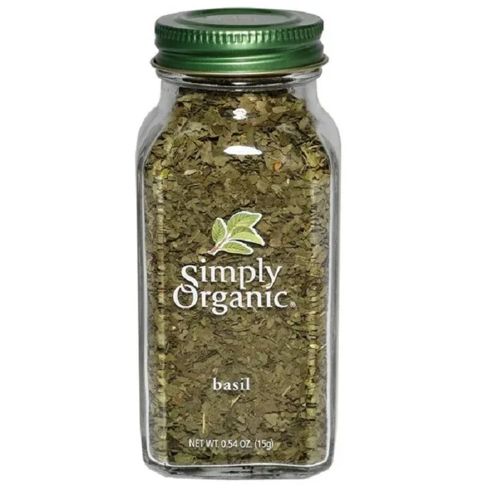 Simply Organic Basil LARGE GLASS 15g
