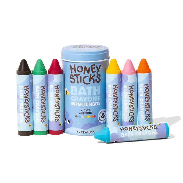 Honeysticks Bath Crayons Super Jumbos 6pk