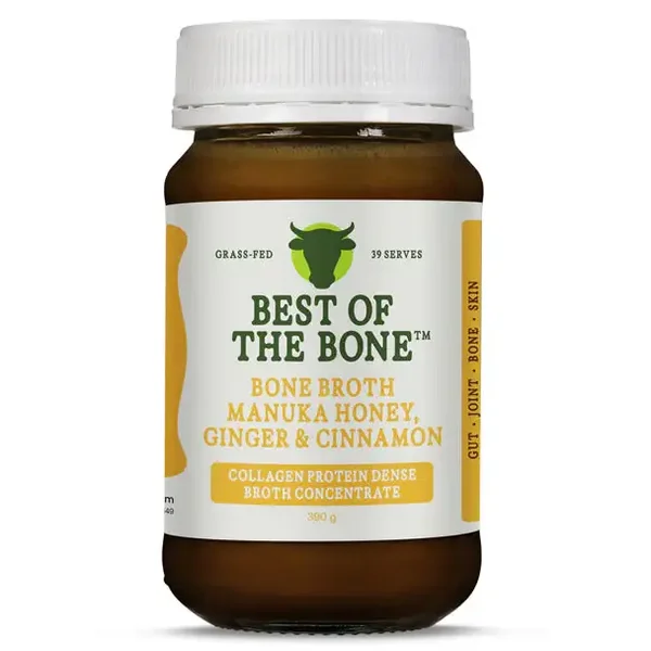 Best of The Bone Broth Concentrate Manuka Honey, Ginger & Cinnamon 390g