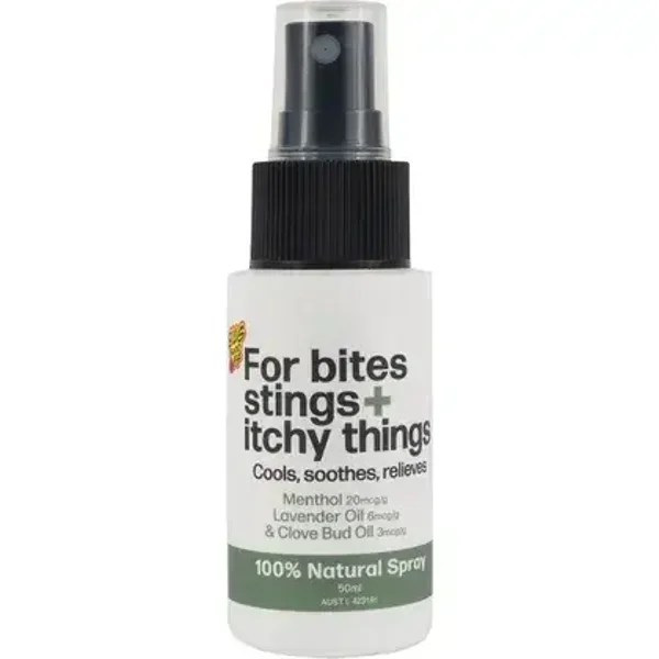 Bug-Grrr Off For bites stings + itchy things 100% Natural Spray