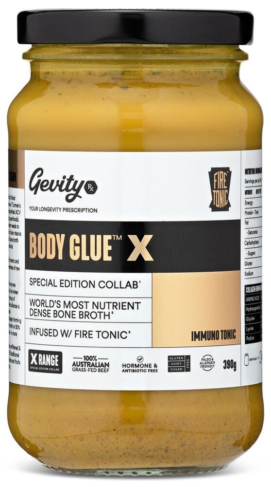 Gevity Rx Bone Broth Body Glue X Immuno Tonic  G/F