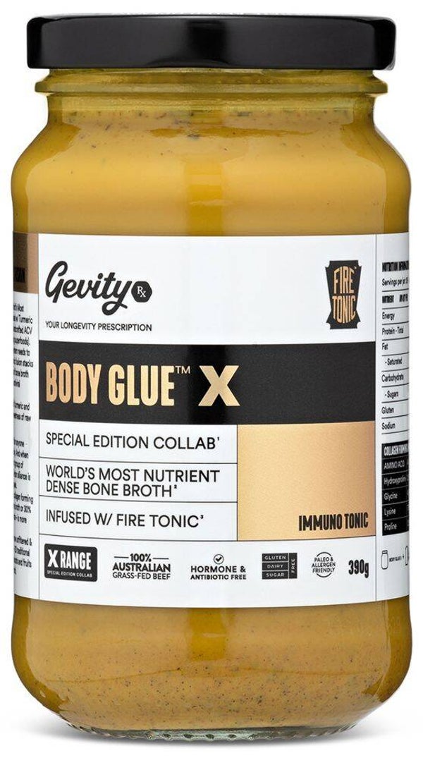 Gevity Rx Bone Broth Body Glue X Immuno Tonic  G/F
