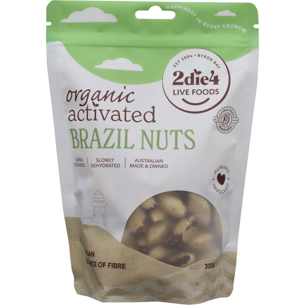 2DIE4 LIVE FOODS Organic Activated Brazil Nuts
