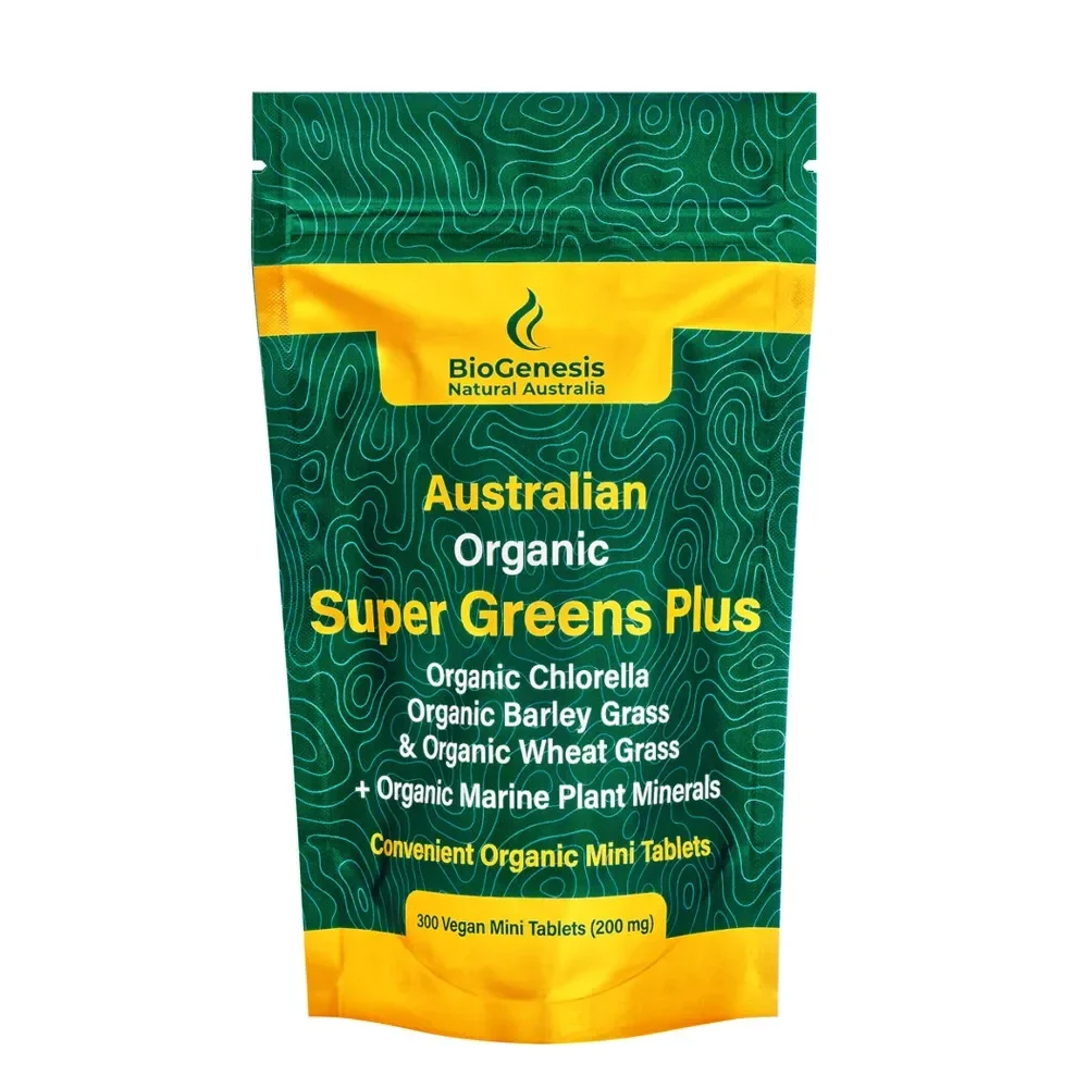 Biogenesis Natural Australia Australian Organic Super Greens Plus 300mini tabs