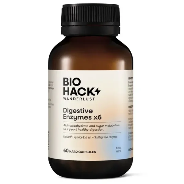 BioHack Digestive Enzymes x6  60caps