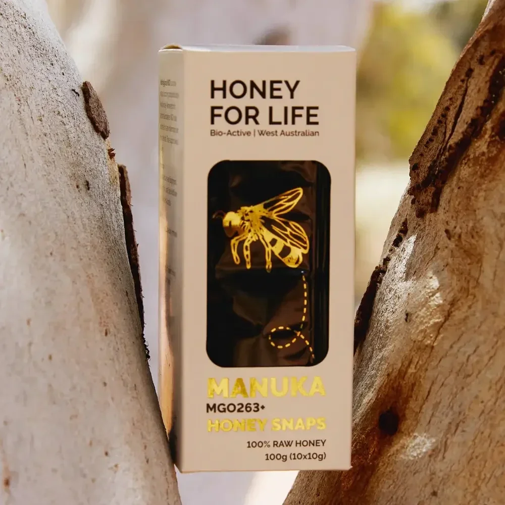 Honey For Life - Manuka MGO263+ Snaps 10x10g