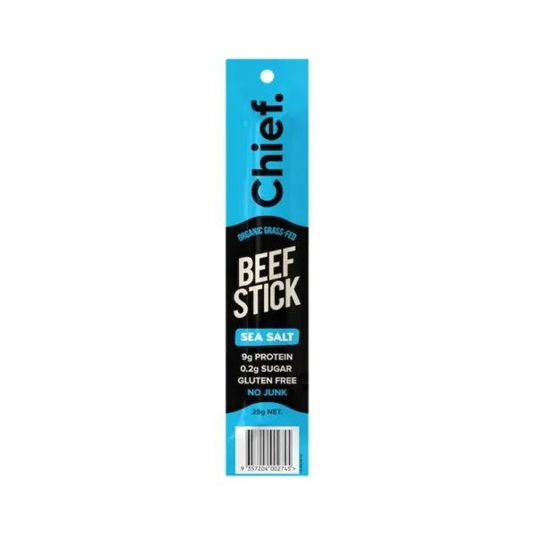 Chief Nutrition Organic Beef Sticks 25g