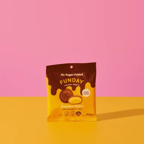 Funday Sweets Milk Chocolate Banana Bites