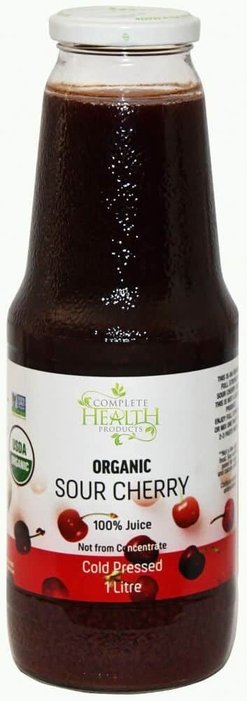 Complete Health Products Organic Sour Cherry 100% Juice 1L