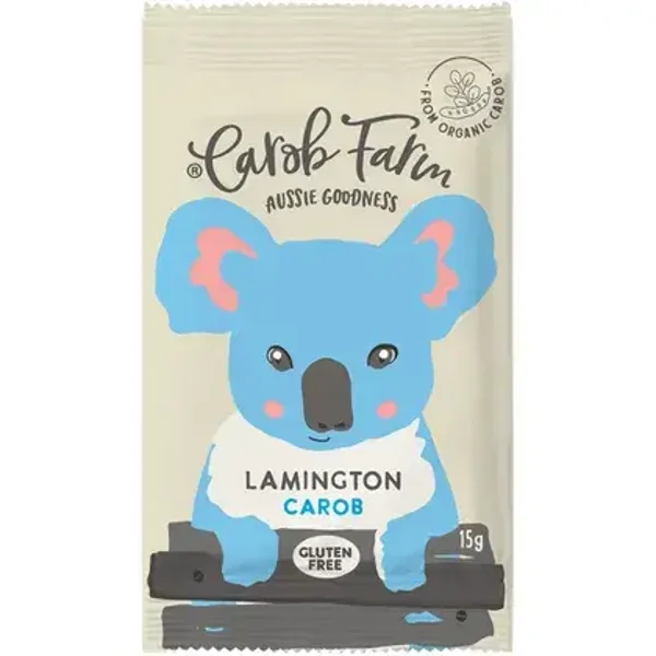 Carob Farm Carob Koala Lamington