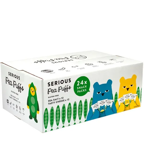 Serious Popcorn SNACKPACK PUFFS BOX (24x 12g)