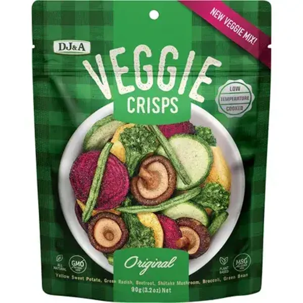 DJ&A Veggie Crisps 3 x 90g