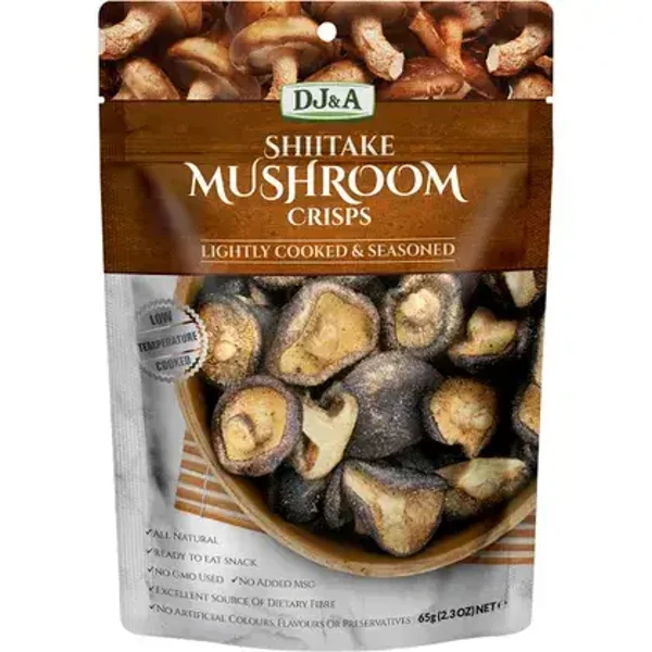 DJ&A Shiitake Mushroom Crisps 3packs