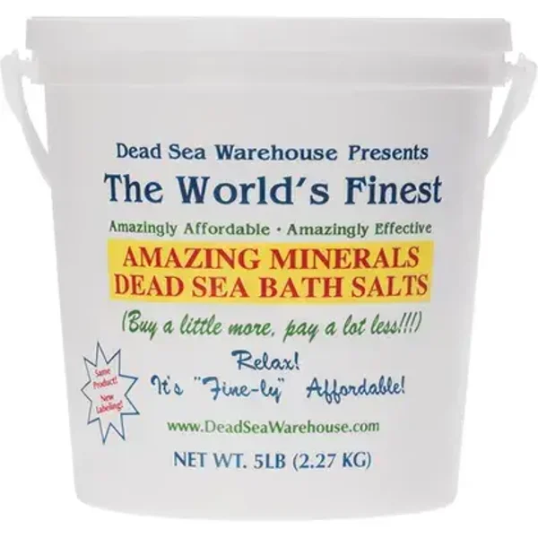 Dead Sea Warehouse Dead Sea Bath Salts Bucket 2.27kg