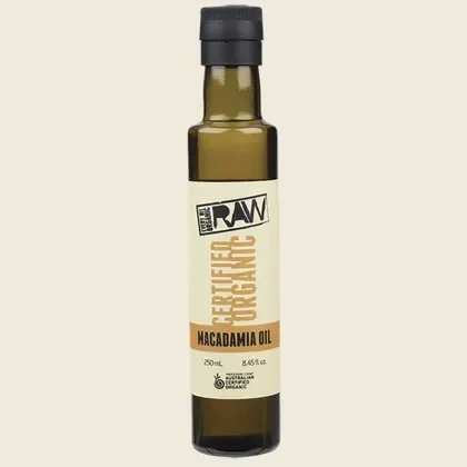 EVERY BIT ORGANIC Macadamia Oil Extra Virgin Cold Pressed Unrefined 250ml
