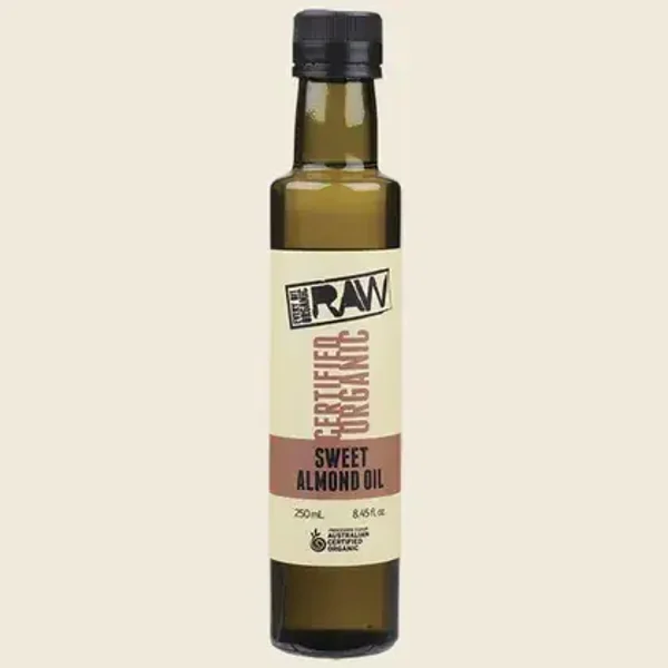 EVERY BIT ORGANIC Sweet Almond Oil Extra Virgin Cold Press Unrefined 250ml