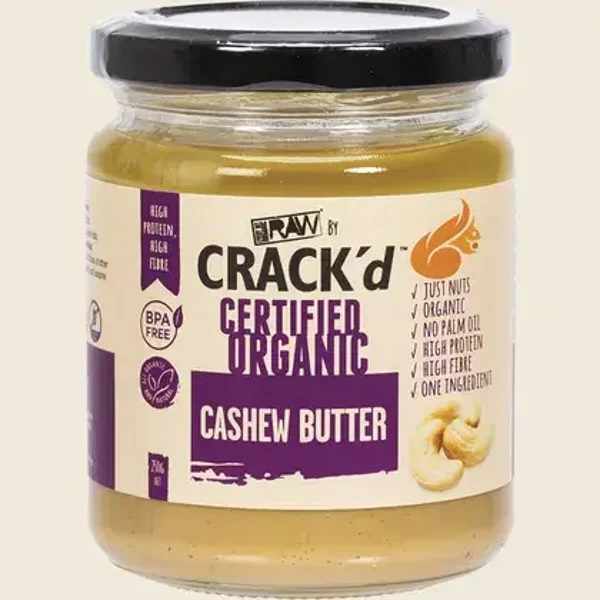 EVERY BIT ORGANIC Crack'd Cashew Butter 250g