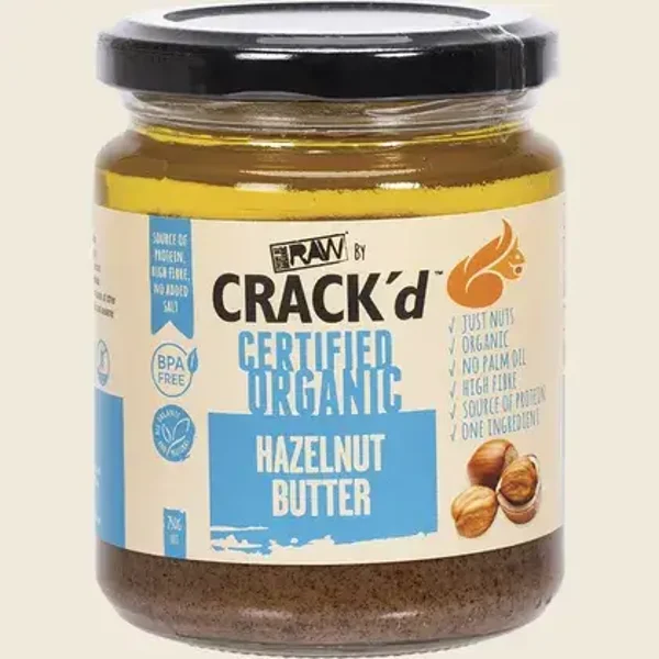 EVERY BIT ORGANIC Crack'd Hazelnut Butter 250g