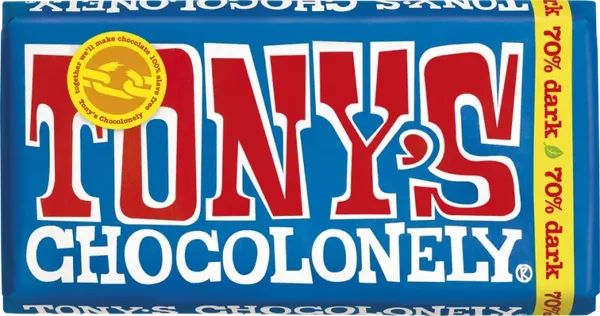 Tony's Chocolonely Dark Chocolate 70% | 180g