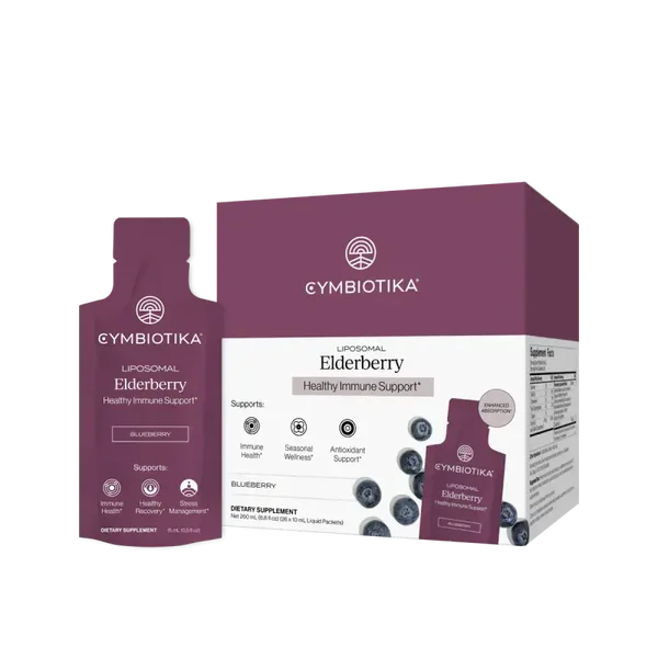 CYMBIOTIKA liposomal elderberry 260ml (26 pouches)
