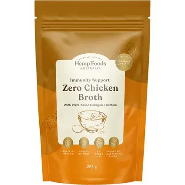 Hemp Foods Australia Zero Chicken Broth Immunity Support 252g