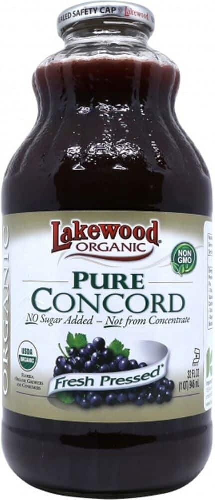 Lakewood Pure Organic Concord Grape 946ml