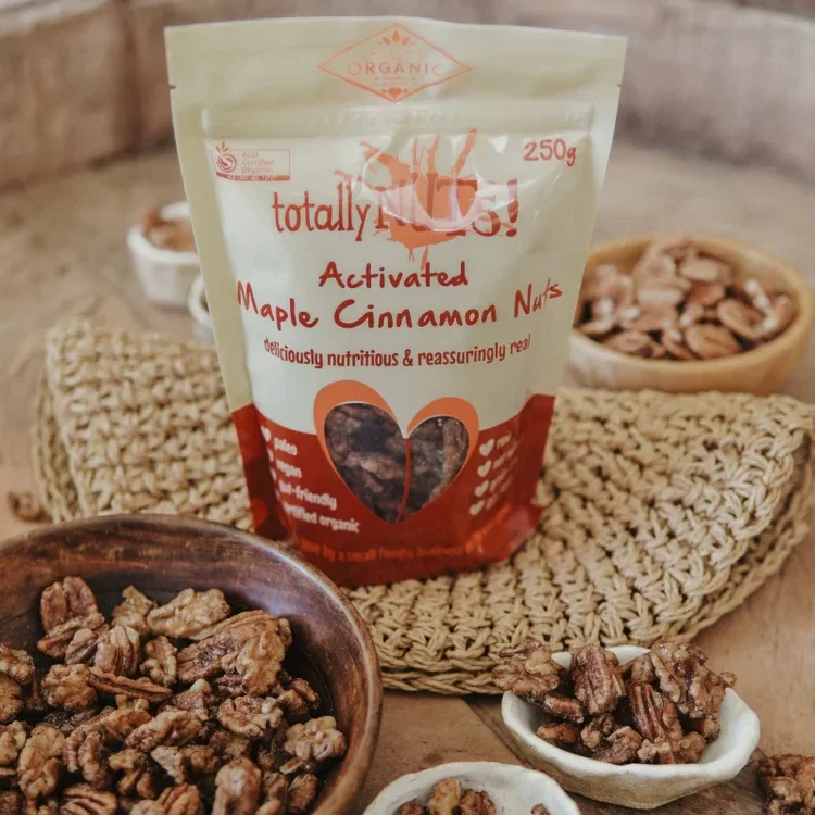 Totally Nuts! - Organic Activated Maple Cinnamon Nuts