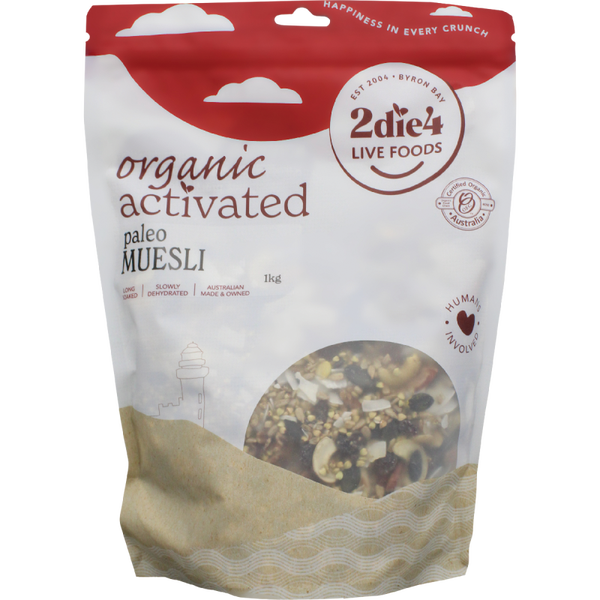 2DIE4 LIVE FOODS Organic Activated Paleo Muesli
